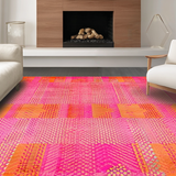 Colorful Modernist Textured(Pink)