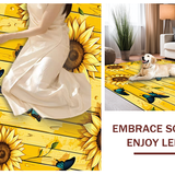 Colorful Rustic Butterfly Motif(Yellow)