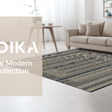 Elegant Black and Cream Tiled Motif(Gray)