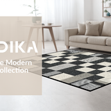 Elegant Round Monochrome Geometric(Gray)