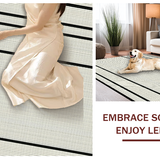 Chic Abstract Dual Tone Lines(Black)