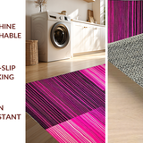 Ultra Soft Area Rug, Non Slip, Stain Resistant, Washable Area Rugs for Living Room, Bedroom, Stylish Geometric Animal Print(Pink)