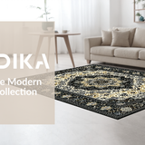 Contemporary Abstract Circular Art(Black)