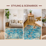 Transitional Distressed Diamond Style(Blue)