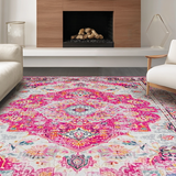 Chic Distressed Ogee Design(Pink)