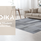 Ultra Soft Area Rug, Non Slip, Stain Resistant, Washable Area Rugs for Living Room, Bedroom, Stylish Contemporary Bubble Design(Gray)
