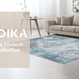 Artful Blue Tones Floral Influence(Blue)