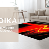 Bold Contemporary Magma Inspired Design(Red)