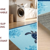 Charming Nautical Welcome Mat(Blue)