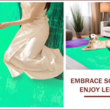 Ultra Soft Area Rug, Non Slip, Stain Resistant, Washable Area Rugs for Living Room, Bedroom, Modern Abstract Green-Purple Living Room Velvet Rug(Green)