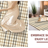 Contemporary Earthy Checkered Aesthetic(Beige)