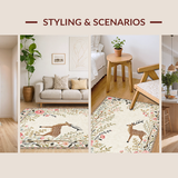 Lush Springtime Floral Aesthetic(Beige)