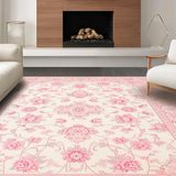 Ultra Soft Area Rug, Non Slip, Stain Resistant, Washable Area Rugs for Living Room, Bedroom, Luxurious Rose Shag Ambiance(Pink)