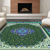 Elegant Distressed Geometric Design(Blue)