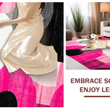 Elegant Abstract Wavy(Pink)