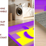 Creative Psychedelic Patterned Decor(Yellow)