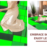 Charming Quirky Phrase Display Mat(Green)