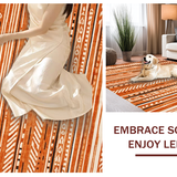 Ultra Soft Area Rug, Non Slip, Stain Resistant, Washable Area Rugs for Living Room, Bedroom, Vibrant Rustic Shag Appeal(Orange)