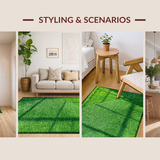 Elegant Earthy Green Textured Layer(Green)