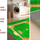 Vibrant Whimsical Baseball Diamond Decor(Green)