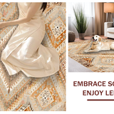 Contemporary Neutral Lattice Design(Beige)