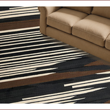 Ultra Soft Area Rug, Non Slip, Stain Resistant, Washable Area Rugs for Living Room, Bedroom, Rustic Animal Print Chic Design(Brown)