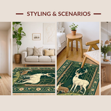 Modern Abstract Fauna Design(Green)