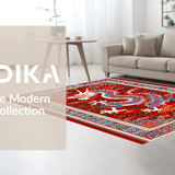 Epic Fire Ice Fantasy Motif(Red)