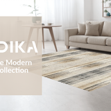Ultra Soft Area Rug, Non Slip, Stain Resistant, Washable Area Rugs for Living Room, Bedroom, Inviting Natural Fiber Statement(Beige)