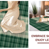 Contemporary Warm Plaid Texture(Green)