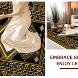 Elegant Earthy Colorful Medallion(Black)