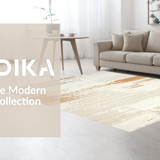 Ultra Soft Area Rug, Non Slip, Stain Resistant, Washable Area Rugs for Living Room, Bedroom, Chic Contemporary Faux Hide Style(Beige)