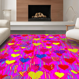 Joyful Radiant Pink Splash Art(Pink)