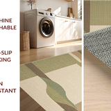 Ultra Soft Area Rug, Non Slip, Stain Resistant, Washable Area Rugs for Living Room, Bedroom, Vibrant Rustic Harvest Design Elements(Beige)