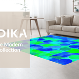 Engaging Oval Graphic Arrangement(Blue)