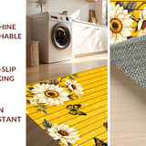 Vibrant Sunflower and Wood Aesthetic(Yellow)