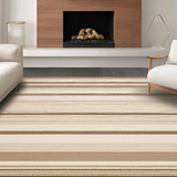 Elegant Earth Tone Stripes(Beige)