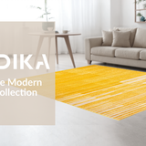 Ultra Soft Area Rug, Non Slip, Stain Resistant, Washable Area Rugs for Living Room, Bedroom, Refreshing Modern Solid Appeal(Yellow)