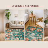 Chic Floral Geometric Fusion(Green)