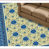 Ultra Soft Area Rug, Non Slip, Stain Resistant, Washable Area Rugs for Living Room, Bedroom, Intricate Pattern Neutral Home Office Area Rug(Beige)