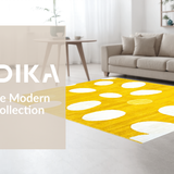 Ultra Soft Area Rug, Non Slip, Stain Resistant, Washable Area Rugs for Living Room, Bedroom, Charming Novelty Animal Pattern(Yellow)