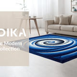 Striking Modern Circular Design(Blue)