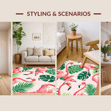 Charming Retro Flamingo Vibes(Pink)