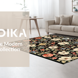 Artistic Abstract Floral Aesthetic(Black)