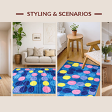 Dynamic Modern Geometric Motif(Blue)