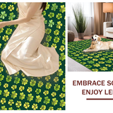 Inviting Whimsical Shamrock Design(Green)