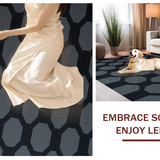 Elegant Textured Round Accent(Black)