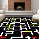 Chic Vibrant Circular Design(Black)