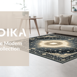 Ultra Soft Area Rug, Non Slip, Stain Resistant, Washable Area Rugs for Living Room, Bedroom, Artful Esoteric Starry Composition(Gray)