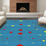 Cheerful Multi Hued Circular Design(Blue)